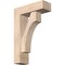 Ekena Millwork Westlake Block Smooth Bracket w/ Offset Brace, Douglas Fir, 5 1/2"W x 16"D x 24"H BKT0604X16X24WTL05SDF - alternate 1